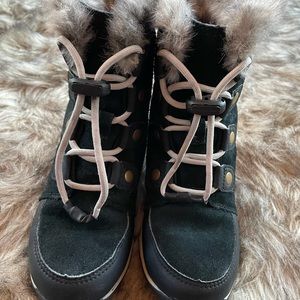 Sorel children’s Whitney suede winter boots